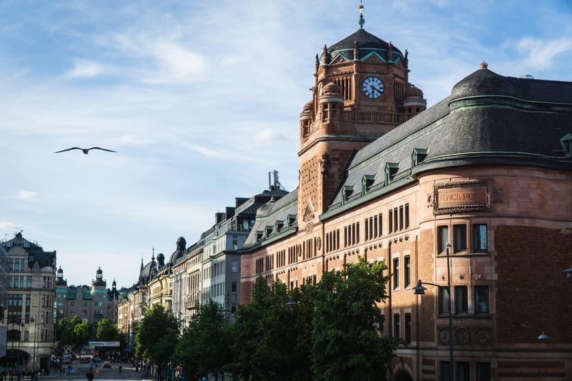 Visning av Centralposthuset - Interiör och exteriör